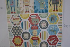 BBP ~ Bazzill Basics Robot and Phrase Stickers Scrapbooking Journalling Crafts