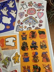 VTG 80s/90s/Y2K New & Partial Sticker Lot Puffy Scratch N Sniff Cabbage Patch