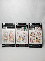 Lot Of 3-The Happy Planner-Seasonal, Choose Happy & Essential-99% Complete-MAMBI