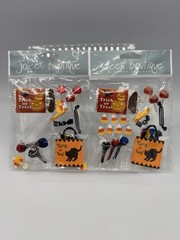 NEW Jolee’s Sticker Lot – 5 Items – Halloween Trick or Treat Candy Hay Ride