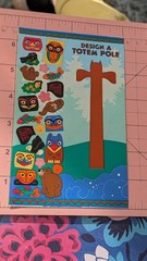 Vintage Sandylion Design A Totem Pole Maxi Sheet Activity Sheet 1 Sheet