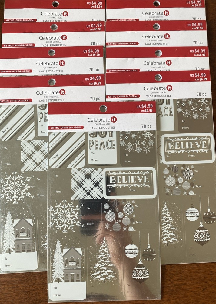 Christmas Card Tags