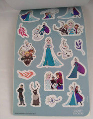 Disney Elsa Frozen 150 Stickers Kids Puffy Glitter Foil Glossy Sticker Book 3+