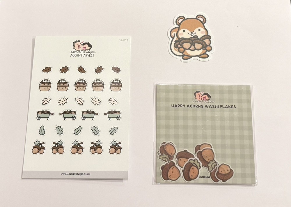 Hubman and Chubgirl Acorn Harvest Lot NEW