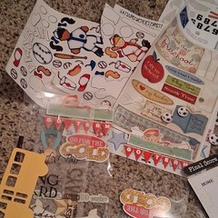 Mark Englebreit Multicolor Paper Cardstock Foam School Sports Embellishments Lot