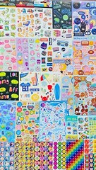 5000+ Sticker Lot GIRLY STUFF All Themes JoJo HALLMARK Kid Squad Girls Boys