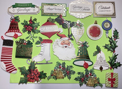 Anna Griffin Christmas Variety Embellishments 22 Pieces