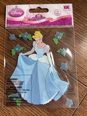 Disney Princess CINDERELLA dimensional stickers EK Success