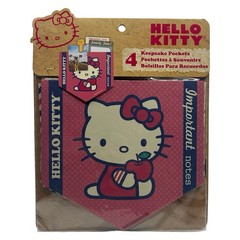 Hello Kitty Scrapbook Closable Keepsake Pockets Craft Sanrio 2012 Brand New
