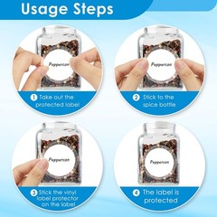 Clear Seal Sticker Labels 2 Inch round Circle Wafer Stickers/Labels 2 Inch Round