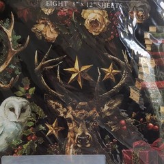 Iron Orchid Designs Crimson Velvet Transfer Sheets NIP IOD