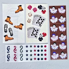 🌈 Huge VTG Stickers Lot 1980s-2000s Hallmark Trend Sandylion Crayola 25+ Sheets