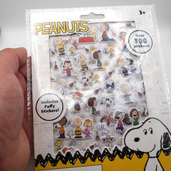 Peanuts Snoopy Stickers Over 300 Stickers Puffy Stickers 4 Sheets Party Favor
