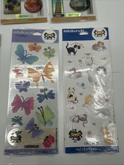 Lot 12 Hallmark Stickeroni Sticker Packs NWT Butterfly Cats Flowers Cities NEW