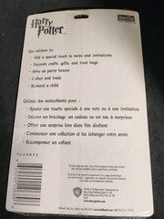 Vintage Harry Potter Foil Shiny Sticker 2 Sheet Sealed Unused Heartline Hallmark