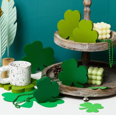 St. Patrick’s Day Shamrocks Six Piece￼ shamrock decoration