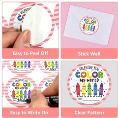 60 Delightful Valentine’s Day Stickers for Kids – Perfect Classroom Party Favors