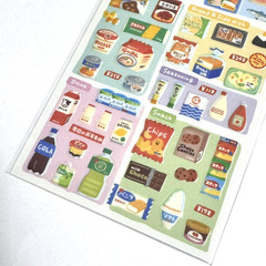 Japanese Miniature Supermarket Stickers Food Daily Items Kawaii Made in Japan
