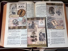 3X Vintage-Inspired Junk Journal Art Cards 4×6″ Collage Style One Of A Kind