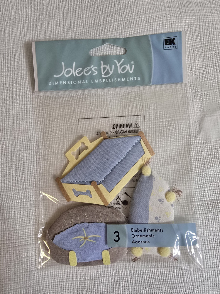 DOG BED Jolee’s By You Mini Scrapbooking Dimensional Embellishment Sticker