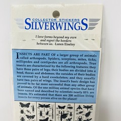 Silverwings Stickers Vintage Set of 3 Birds Whales Insects Scrapbook Puffy
