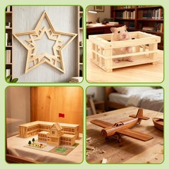 300pcs 15.7×0.35 Inch Strong Natural Bamboo Sticks, Wooden Craft Sticks, Extr…