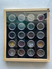 Vintage 20 Colors Karen Foster HERITAGE 800 pc EYELETS 1/8in 3mm Set 2004 Eyelet