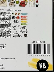 Vicki Boutin Nature Mixed Media Ephemera Pack 280pc Stickers/Cardstock/Acetate
