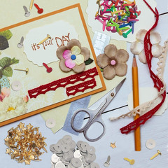 200 Pieces Paper Fasteners Brads, Multi Color Mini Brads round Fasteners with 20