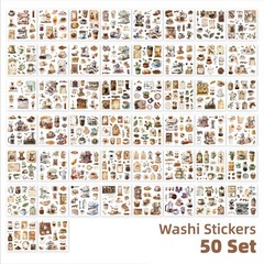 Uideyvi Coffee Themes Sticker Scrapbooking Supplies for Junk Life
