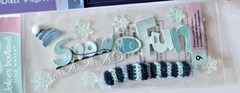 Vintage Winter Snowman Sticker Scrapbooking Lot Destash Paper Crafting 50+ Pcs