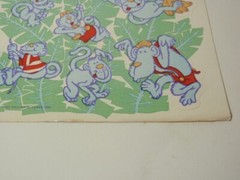 Lot 8 Vtg 1989 Hallmark Sticker Sheets: Dinosuar, Noah’s Arc, Monkeys, Castle