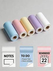 10 Pack Colorful DIY Sticker Paper for Kids, Non-Toxic Craft Supplies