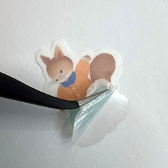 Squirrel Family Washi Paper Stickers Scrapbooking Journals Cardmaking