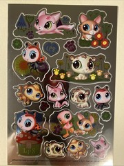 Littlest Pet Shop Sticker Sheet Scrapbook Planner Craft Stickers