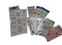 Lot Of Scrapbooking Crafting Stickers 24 New Packs Several Loose Sheets
