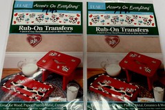 Accents On Everything COWS Rub On Transfers Country Critters Vintage (2)