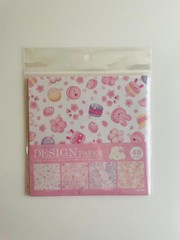 Japanese Sakura Stationery Set 5pcs Letter Paper Stickers Mini Card Kawaii Pink