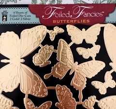HOTP Foiled Fancies Gold and Silver Foil Die-Cuts Lot of 3 Sets