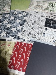 ⭐️300pc Scrapbook Paper Lot MFT My Favorite Things Stamps Dies Christmas St Pat