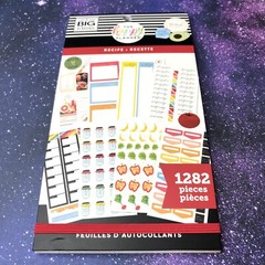 The Happy Planner Sticker Book- RECIPE- 1282 Pieces