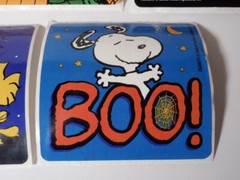 Oriental Trading Company Sandylion Peanuts Snoopy Halloween Stickers