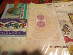 MIXED LOT OF CRAFTS-STICKERS-LETTERS-STENCILS–AND MORE–4 LBS.–#T 17A-5