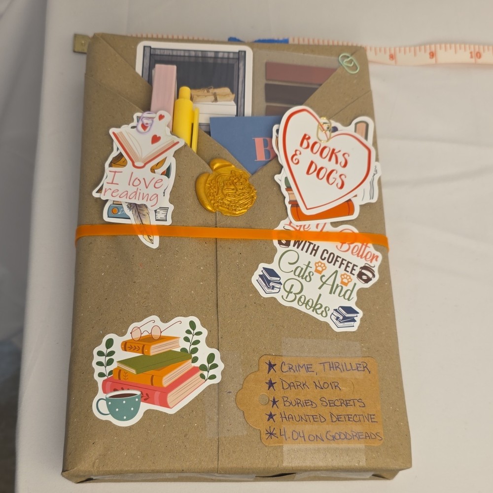 Mystery book Reading-Themed Scrapbooking Stickers Lot, Multicolor Books 1