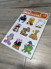 Vintage Eureka Halloween Stickers 36 Count Ephemera Craft Supply