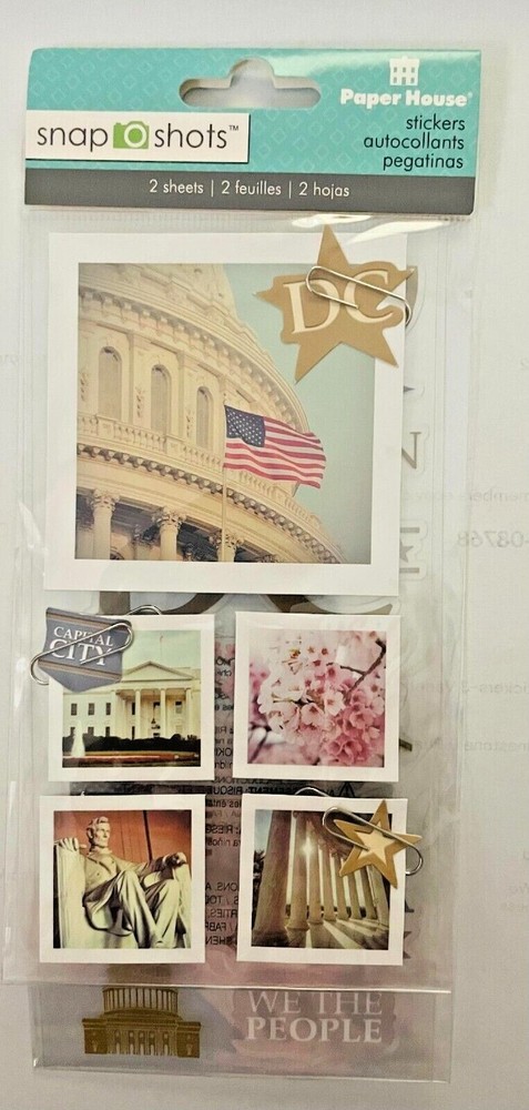 Paper House Snapshots sticker set~WASHINGTON D.C.~Nice! Quick Ship!