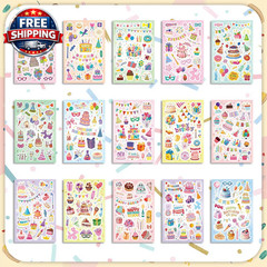 300PCS Happy Birthday Stickers, Birthday Stickers for Kids and Adults, Birthday