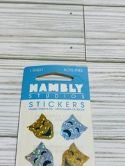 Vintage Nambly Studios Prismatic Comedy & Tragedy Stickers Sealed Sheet 1990’s