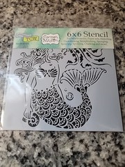 TCW/6X6 Stencils/Lot Of 3. Birds,Sea Creatures,Mermaid. New