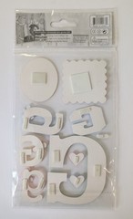 Letter G Monogram Chipboard Scrapbooking Stickers by Sticker King